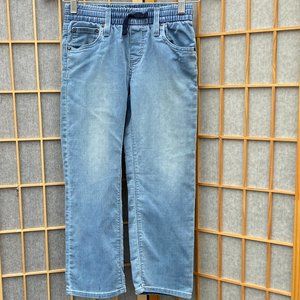 Denizen from Levi's boys Distressed Jeans size 8 regular relaxed fit drawstring